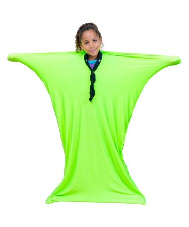 Sensory Sox Stretchy Body Socks Full-Body Wrap to Relieve Stress Hyposensitivity Great for Boys Girls with Autism Anxiety (Small 47"x27" Green) Small 47"x27" Green