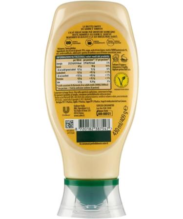  Italian Gourmet E.R. Calv Classic Mayonnaise 430ml Sunflower Seed Oil - Ideal for Sandwiches and Canapes No Preservatives and Sugar Gluten Free Vegetarian + Italian Polpa Gourmet 400g - Buy Online on GoSupps.com