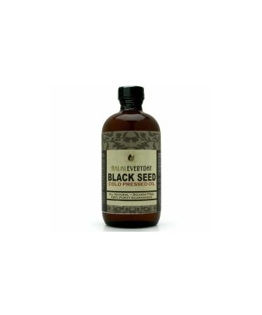 HalalEveryDay 8 oz Black Seed Oil 100% Pure Black Cumin Seed Oil Cold Pressed in the USA (Black Seed Imported from Egypt)