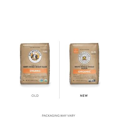 King Arthur Organic White Whole Wheat Flour - 100% Whole Grain, Non-GMO, 5lb Pack - Buy Online on GoSupps.com