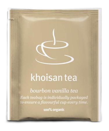 Organic Rooibos Tea Vanilla 40 Enveloped Tagged Teabags - Bourbon Vanilla Flavor - Buy Online on GoSupps.com