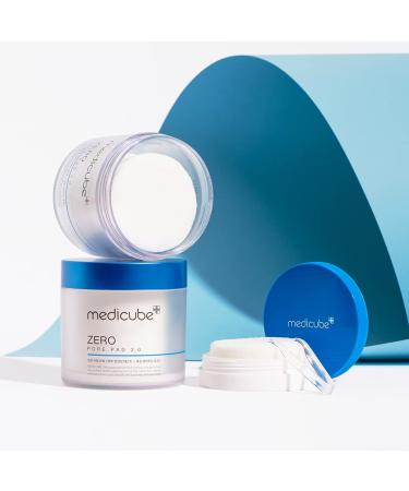 Medicube Zero Pore Pads - Exfoliate & Clear Sebum, Minimize Pores | 4.5% AHA + 0.45% BHA, Dual-Sided Pads | 70 Sheets - 2021 Korean Beauty Awards Winner - Buy Online on GoSupps.com