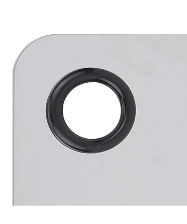 Professional Stainless Steel Cosmetic Mixing Plate | Rectangular Makeup Palette with Spatula | Smooth Pigment Blending Tool - Buy Online on GoSupps.com