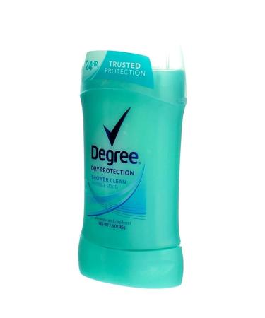 Degree Shower Clean Dry Protection Antiperspirant Deodorant Stick 1.6 oz - Blue - Buy Online on GoSupps.com