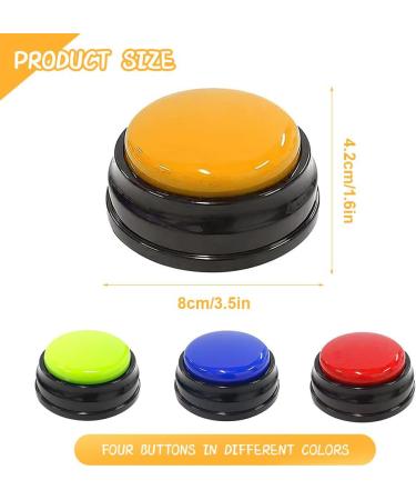 DHQKQG Dog Training Buzzer Set 4 Interactive Recording Buttons for Potty Communication & Cleanliness Training | International Shipping Available - Buy Online on GoSupps.com