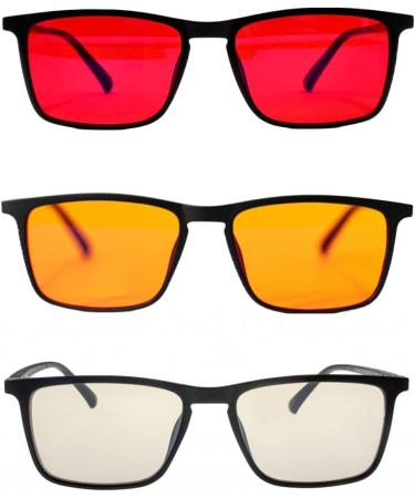 UVTech Sleep-3R: 100% Blue & Green Light Filter Glasses for PC Gaming - Anti-Blue Light Glasses for Men & Women - Buy Online on GoSupps.com