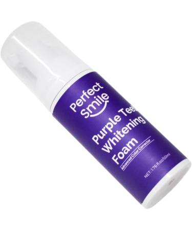 Perfect Smile Teeth Whitening Foam - Purple Color Corrector & Stain Removal - 50ml | International Shipping - Buy Online on GoSupps.com