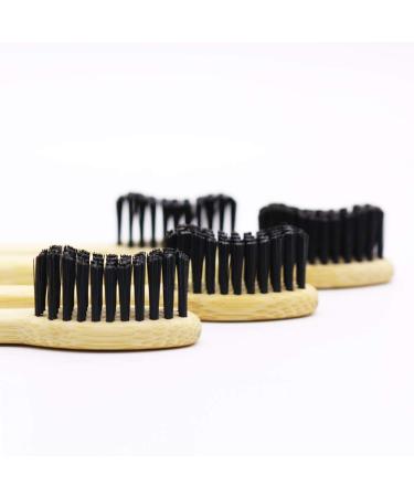 Super Hard Toothbrush Bamboo Toothbrush For Adult Hard Bristles Manual Toothbrush Pack of 6 - Buy Online on GoSupps.com