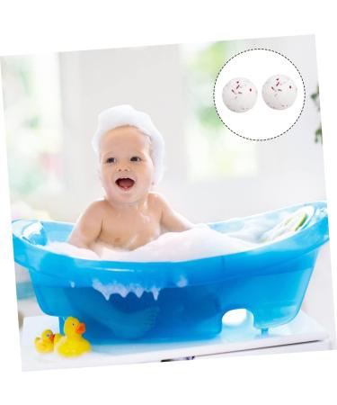  Housoutil Housoutil 2 Pieces Bubble Bath Ball Milk Bath Balls Rose Petals Steam Shine Essential Oil Bath Bomb Maker Moisturize - Buy Online on GoSupps.com
