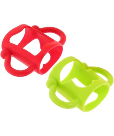 Abaodam 4 Pcs Silicone Bottle Handle Bottle Handle Milk Bottle Handles Newborn Bottle Handle Newborn Bottle Grip Milk Bottle Grips Silicone Soft Wide Mouth Silica Gel 13.00X7.00X6.50CMx2pcs Assorted Colorx2pcs - Buy Online on GoSupps.com