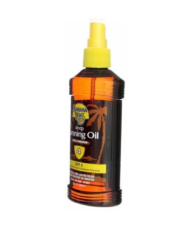 Banana Boat Deep Tanning Spray with Coconut Oil SPF 4 - Value Pack of 5 | 8oz Each - Buy Online on GoSupps.com