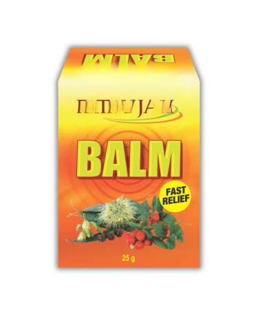 Herbal Cold & Headache Relief Balm 25g (Pack of 5) | Natural Soothing Balm with Ayurvedic Ingredients