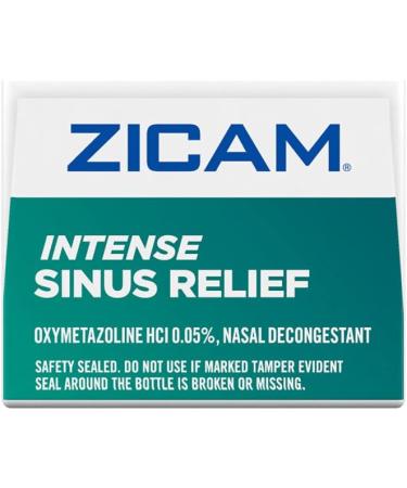 Zicam Intense Sinus Relief No-Drip Nasal Spray with Menthol & Eucalyptus - 0.5 oz - Buy Online on GoSupps.com