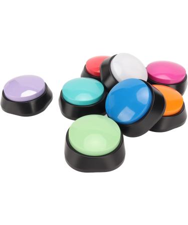 8PCS Dog Talk Approachable Training Set - 30s Buzzer with Recording for Effective Dog Training & Communication - Colorful Puzzle Toys in Orange - Buy Online on GoSupps.com