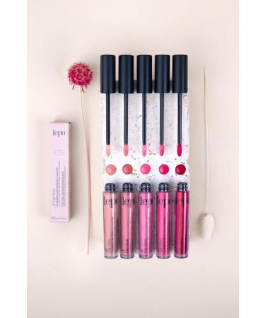  LEPO LEPO | 3D Lip Gloss Ultra Luminous and Nourishing Lip Gloss No. 01 Apricot with Organic Argan Oil Tsubaki Oil and Mango Butter - Buy Online on GoSupps.com