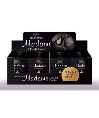 Buy MADAME 12g Oil Control Face Powder Compact - Long Lasting Makeup for Oily Skin | SPF 25 Flawless Matte Finish in Medium Beige - International Shipping Available - Buy Online on GoSupps.com