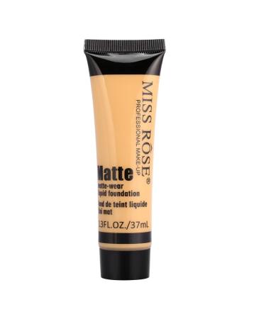 Full Coverage Liquid Foundation  Smoothing Makeup Base Concealer Foundation  Matte Wear Concealer Sun Block Cream  Minimizes Pores  Hides Wrinkles - Advanced Real Moisture Foundation (5)