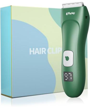 Professional Baby Hair Clippers - Silent, Waterproof Cutting Kit with Ceramic Blades for Kids & Adults (Emerald) - Buy Online on GoSupps.com
