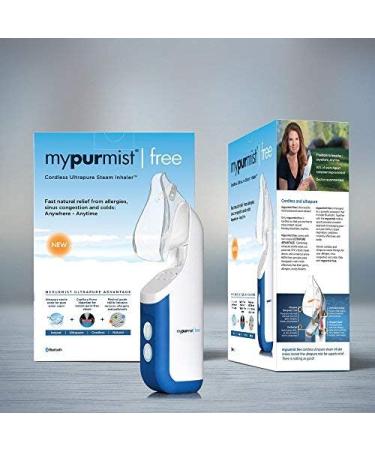 Mypurmist Free 2020 Handheld Vaporizer & Humidifier (Cordless) - Steam Inhaler - Buy Online on GoSupps.com