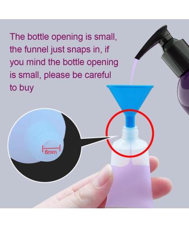 10 Pcs Plastic Soft Tubes Refillable Bottles Set with Funnel - Ideal for Shampoo, Cleanser, Shower Gel, Lip Balm - Transparent Design (15ml/20ml/30ml/50ml) - Buy Online on GoSupps.com