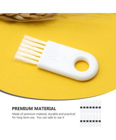 FRCOLOR 30pcs Nylon Cleaning Tools | Mini Razor & Handle Replacement for Barber Clipper Trimmer | White Facial Hair Brush - 5x2cm - Buy Online on GoSupps.com