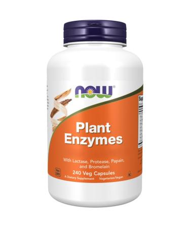 Now foods plans enzyme enzyme mix 240 vegan capsules laboratory tests gluten-free soybreis vegetarian tasteless 240 unit (confezione da 1)
