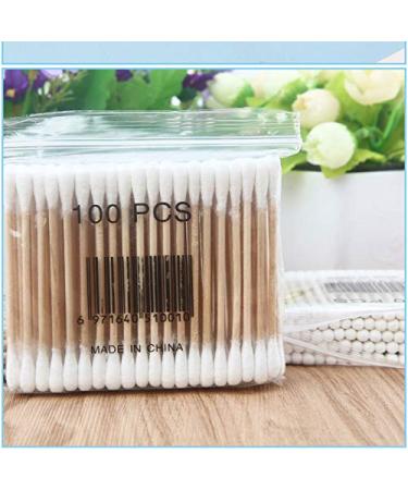 Bamboo Cotton Swabs - 100 Premium Eco-Friendly Cotton Swabs | Plastic-Free Alternative - Buy Online on GoSupps.com