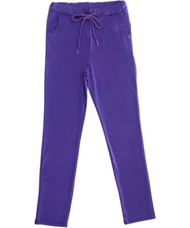 WILLBEST Joggers for Women Stretch Plain Jogging Tracksuit Bottoms Lounge Loose Fit Sweatpants Running Gym Workout Trouser Sweat Jog Pants Loungwear L 3211-djufh-purple-a - Buy Online on GoSupps.com