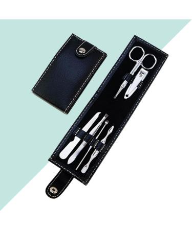 FOMIYES Nail Nail Clippers Nail Trimmer Manicure 6 Piece Set M Black - Buy Online on GoSupps.com