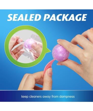 15 Pack Fizzy Toilet Bowl Cleaner Bombs - Natural & Colorful Tablets for Sparkling Toilets | Eco-Friendly Household Cleaning Essential - Buy Online on GoSupps.com