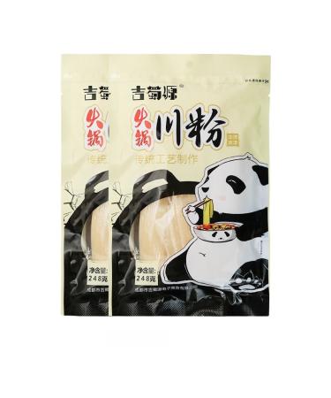 WSYLS Hot Pot Sichuan Noodles 248g x 2 Ingredients of Sichuan Hot Pot Maocai Vacuum Packed No Soaking