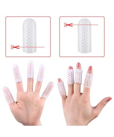 RooRuns Toe Protector - White Medium | Comfortable Toe Protection for All Activities | International Shipping Available - Buy Online on GoSupps.com