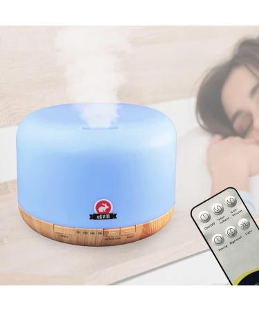 Kid Cute Aroma Diffuser for Baby - 500ml Quiet Humidifier with Remote Timer & 7 LED Colors - Safe Auto Shut-Off - Buy Online on GoSupps.com