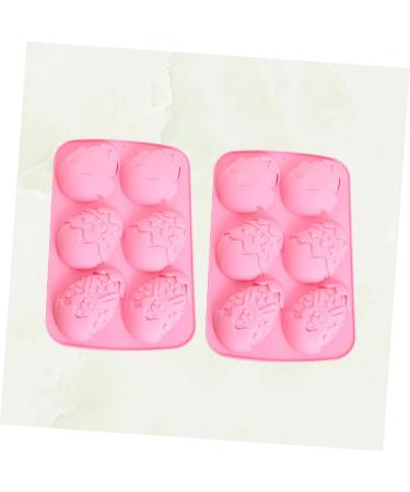 Zerodeko 2pcs Sugar Craft Gum Paste Chocolate Molds Cakesicles Mold Gummy Mold Easter Baking Mold Rabbit Decor Cake Molds Silicone Silicon Cake Chocolate Candies Biscuit Pink - Buy Online on GoSupps.com