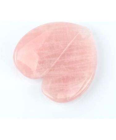 Heart Shape Quartz Guasha Stone Natural Cool Scraper Tools for Face Neck Back Body Pressure 1Pcs Heart Shape C - Buy Online on GoSupps.com