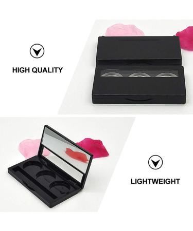 Beaupretty 3 Series Empty Eyeshadow & Lipstick Palette - Refillable Travel Organizer Magnetic Plastic Makeup Box for International Shipping - Buy Online on GoSupps.com