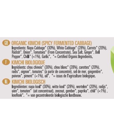 Biona organic Kimchi 350 g - Buy Online on GoSupps.com