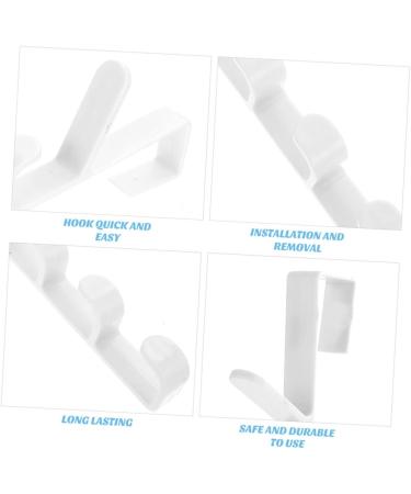 ABOOFAN 2pcs Transparent Hook Over The Door Towel Rack Over The Door Storage Household Coat Hook Coat Rack - Buy Online on GoSupps.com
