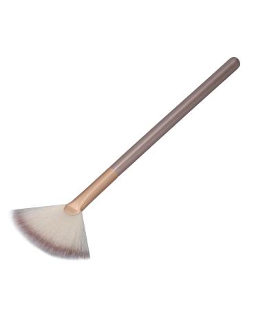 Zetiling 9pcs Soft Facial Fan Makeup Brush Set - Aluminum Tube Face Applicator Brushes in Champagne Color - Perfect for Family Use | International Shipping Available - Buy Online on GoSupps.com