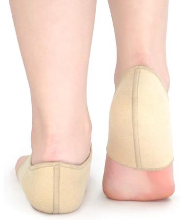 SQHT Heel Protectors for Cracked Heels - Relieve Heel Pain from Plantar Fasciitis, Heel Spur, Achilles - Large Size (Women's 8-13.5, Men's 7-13) - Buy Online on GoSupps.com