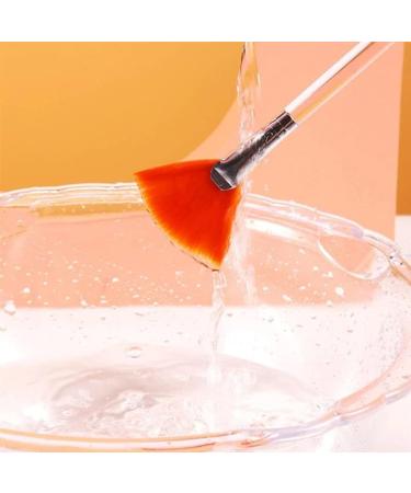 18 Pieces Fan Brushes Facial Mask Brush Soft Makeup Mask Applicator Acid Applicator Esthetician Brush Cosmetic Tools for Mud Cream Makeup Peel White - Buy Online on GoSupps.com