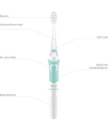 Truelife Sonicbrush Kid G: Sonic Toothbrush for Ages 5-9 | Soft Bristles Timers LED 3 Brush Heads & Fun Animal Stickers - Buy Online on GoSupps.com