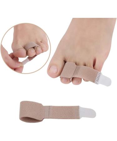 VIEEL Broken Toe Splint Wraps - Non-Slip Nylon Fabric Toe Cushioned Bandages | 6 Pack, 3 Size Options - Finger Protectors for Hallux Valgus & Hammer Toe Separators - Buy Online on GoSupps.com