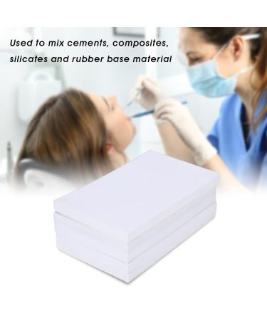 250 Sheet Disposable Dental Mixing Pads - Poly-Coated One-Way Mixed Papers for Tooth Repairs & Fillings (76x127mm) - International Shipping Available - Buy Online on GoSupps.com