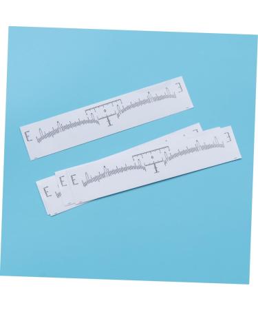 Angoily 120pcs Eyebrow Shaping Tool Makeup Tools Jewel Measurement Tool Vernier Caliper Sticker Disposable - Buy Online on GoSupps.com