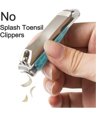 SHICEN 2 Pack Nail Clippers Set with Splash Guard Storage Box - Sharp and Durable Nail Clipper Kit for Thick Nails, Men and Women - Great Gift Idea (Small and Big) - Buy Online on GoSupps.com