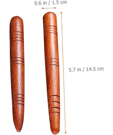 Minkissy 16-Piece Acupuncture Rod Set | Manual Thai Massage Tool & Reflex Zone Massager | Wood Foot & Trigger Point Self-Massage Tools - Buy Online on GoSupps.com