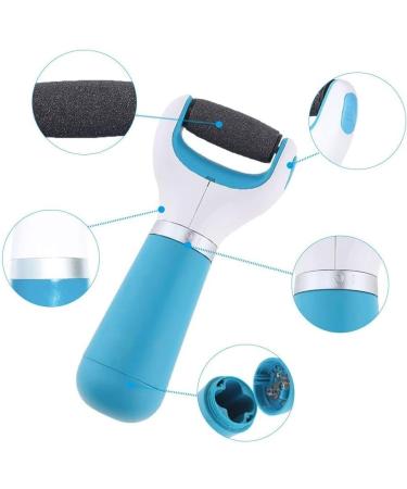 Retoo Electric Corneal Remover - Silky Soft Feet Foot Grinder & Care Device (Blue 16.5x7.2) | International Shipping - Buy Online on GoSupps.com