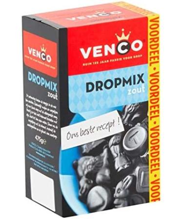 Venco Liquorice Drop Mix Salt (Zout) 500 g (17.6 oz) 1 Box - Buy Online on GoSupps.com