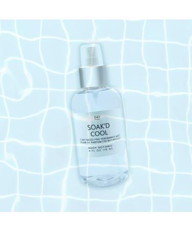 Soak'd Cool Fine Fragrance Mist 4 Fl Oz 118 Ml - a Sophisticated Cool Water Blend of Marine and Green Cooling Mint Crisp Apple Rich Cedarwood and Musk - with Plant Extracts - Buy Online on GoSupps.com
